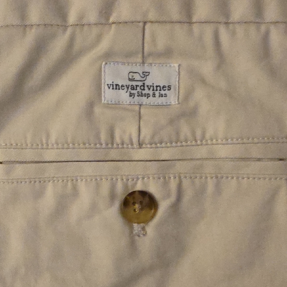 Vineyard Vines Light Khaki Button-Back Shirt